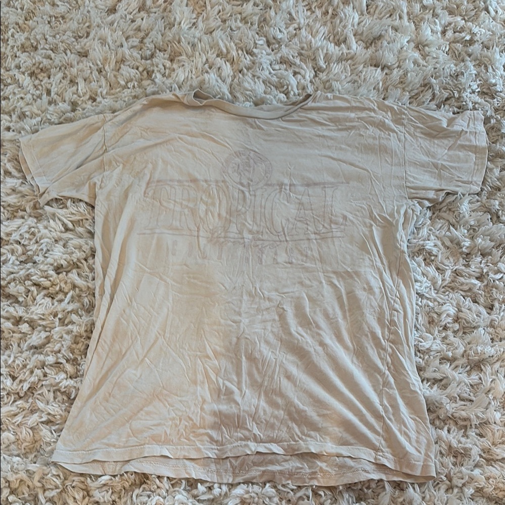 Beige Graphic T-Shirt